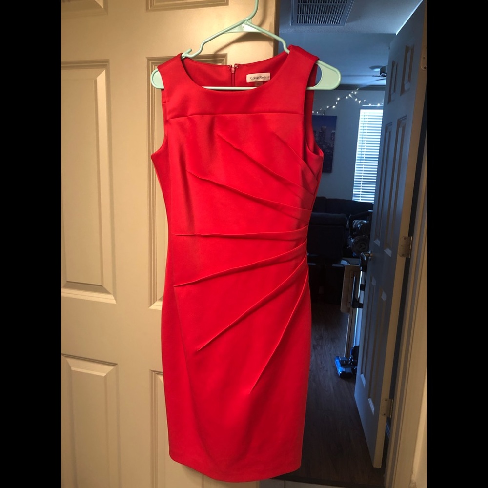 CK Hot Pink Star Dress